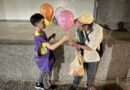 成功國小學童送暖街頭　加油氣球陪寒士迎溫馨兒童節